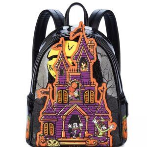 Disney Parks Mickey Mouse and Friends Halloween Loungefly Mini Backpack